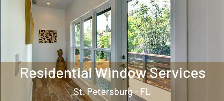  Residential Window Services St. Petersburg - FL