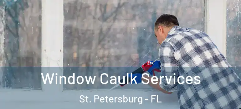  Window Caulk Services St. Petersburg - FL