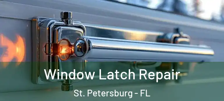  Window Latch Repair St. Petersburg - FL